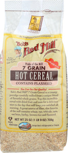 BOBS RED MILL: 7 Grain Hot Cereal, 25 oz