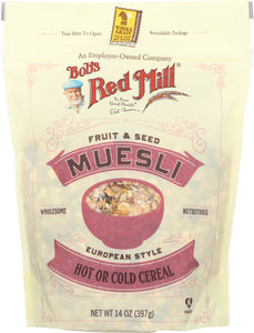 BOBS RED MILL: Cereal Muesli Fruit Seed, 14 oz