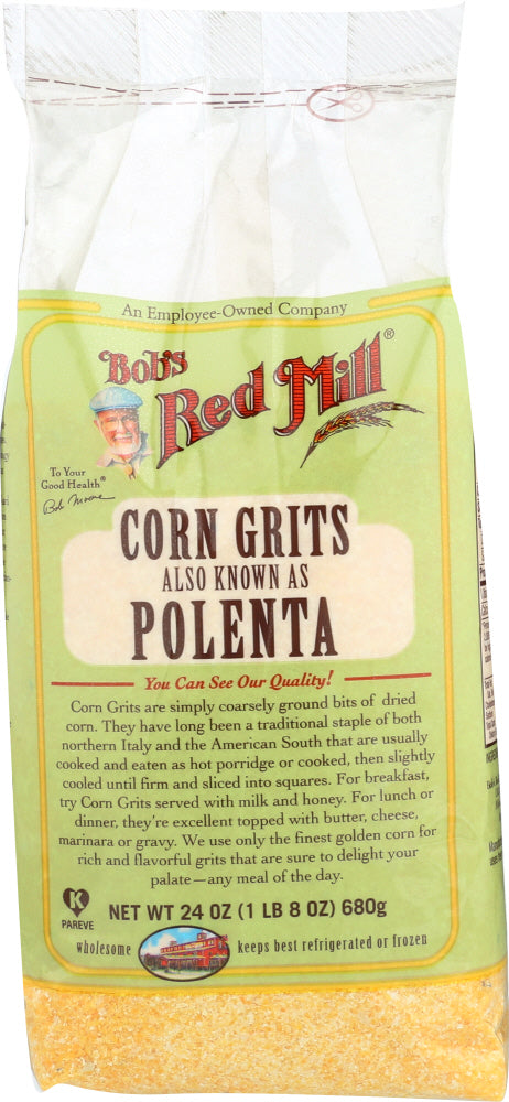 BOBS RED MILL: Corn Grits Also Known As Polenta, 24 oz