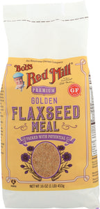 BOB'S RED MILL: Whole Ground Golden Flaxseed Meal, 16 oz