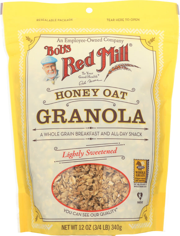 BOBS RED MILL: Honey Oat Granola, 12 oz