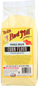 BOBS RED MILL:  Whole Grain Corn Flour, 24 oz