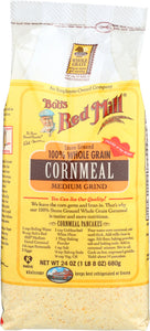 BOBS RED MILL: Medium Grind Cornmeal, 24 oz