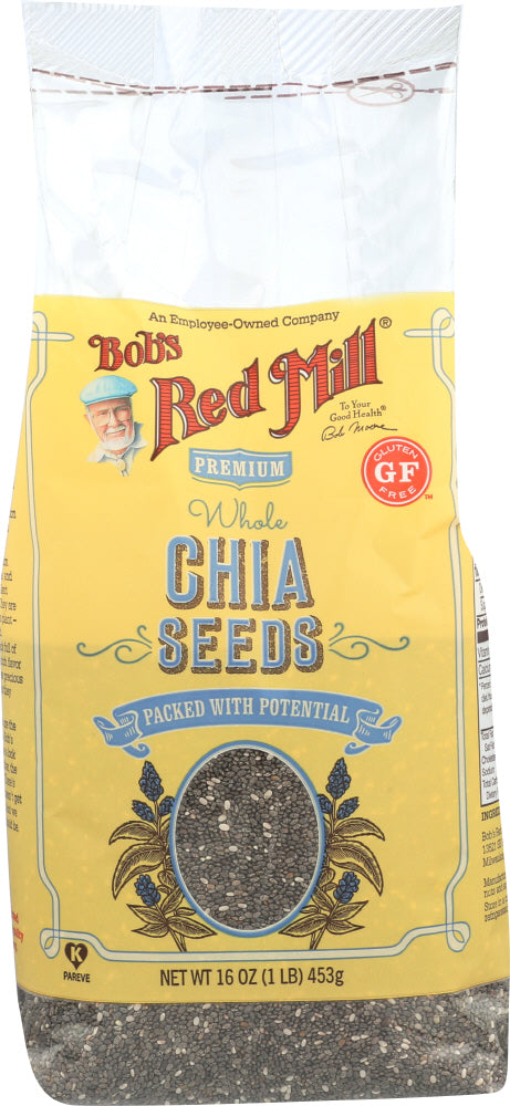 BOBS RED MILL: Whole Seed Chia, 16 Oz