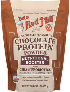 BOB'S RED MILL: Protein Powder Nutritional Booster Chocolate, 16 oz