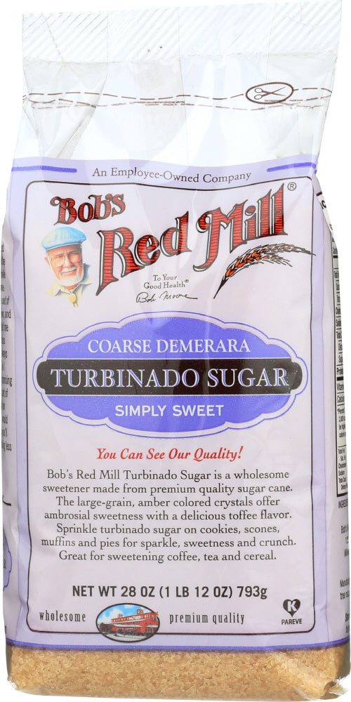BOB'S RED MILL: Coarse Turbinado Sugar, 28 oz