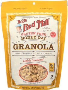 BOB'S RED MILL: Gluten Free Honey Oat Granola, 12 oz