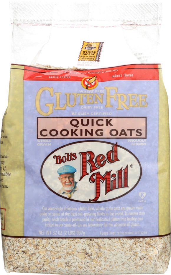 BOB'S RED MILL: Gluten Free Quick Cooking Oats, 32 oz