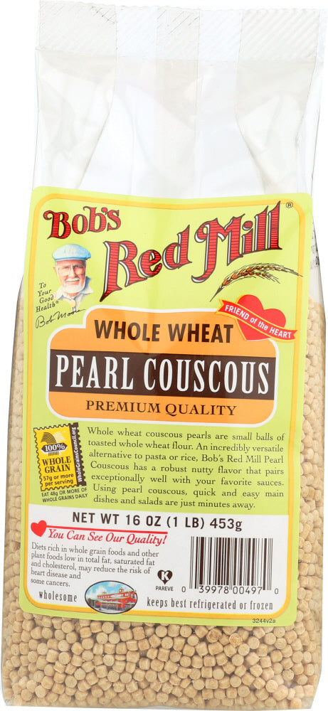 BOBS RED MILL: Whole Wheat Pearl Couscous, 16 oz