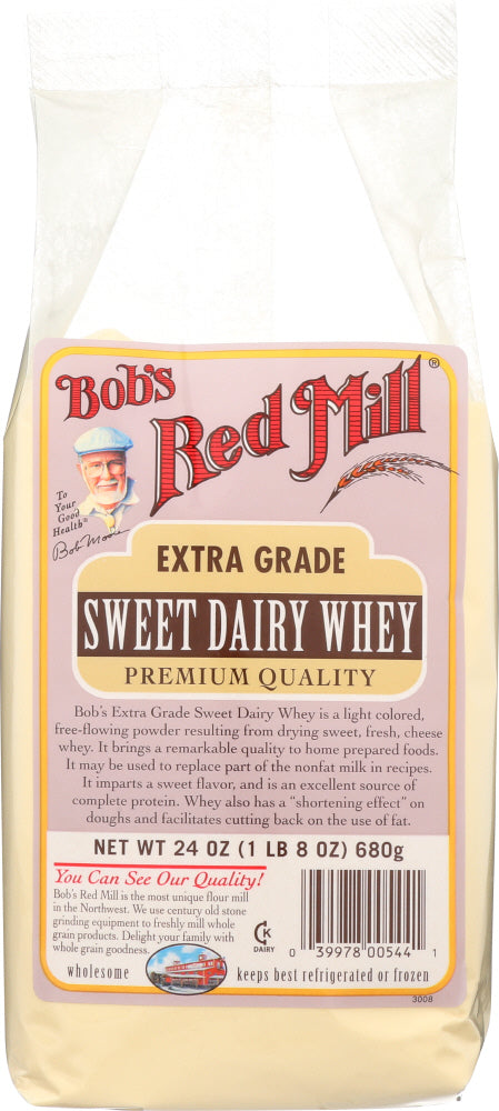 BOBS RED MILL: Dairy Whey Sweet, 24 oz