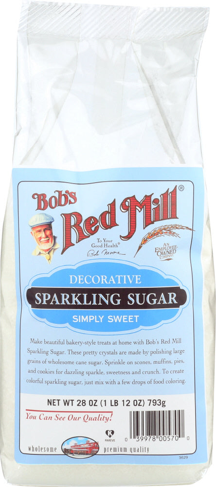 BOB'S RED MILL: Decorative Sparkling Sugar, 28 oz