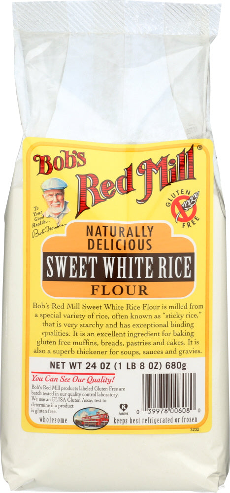 BOB'S RED MILL: Sweet White Rice Flour, 24 oz