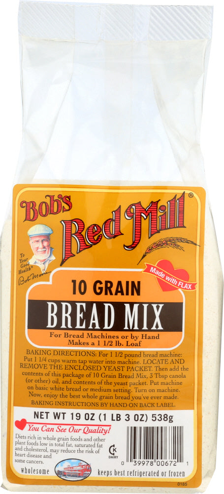 BOB'S RED MILL: 10 Grain Bread Mix, 19 Oz