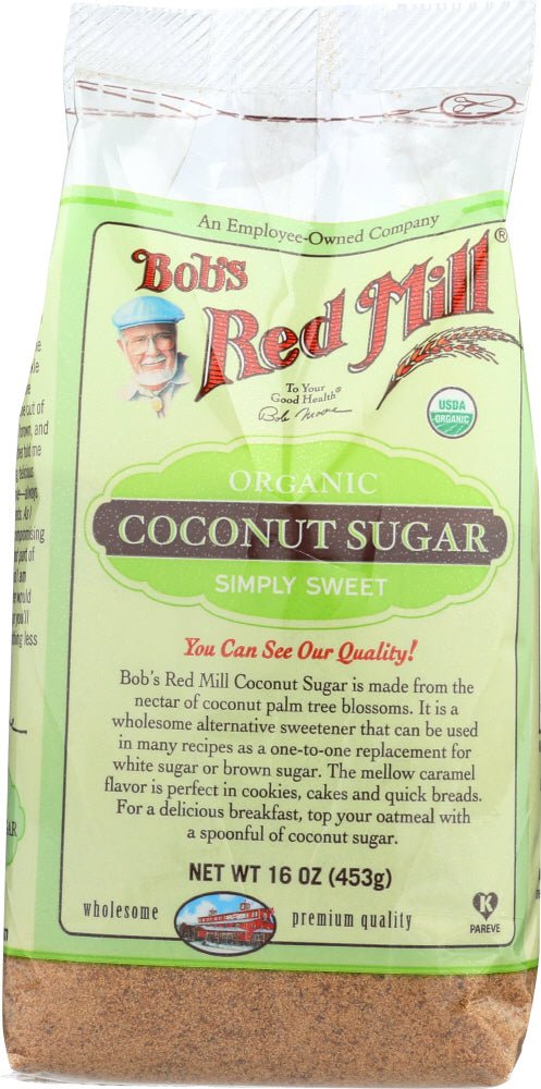 BOB'S RED MILL: Organic Coconut Sugar Simply Sweet, 16 oz