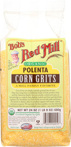 BOB'S RED MILL: Organic Polenta Corn Grits, 24 oz