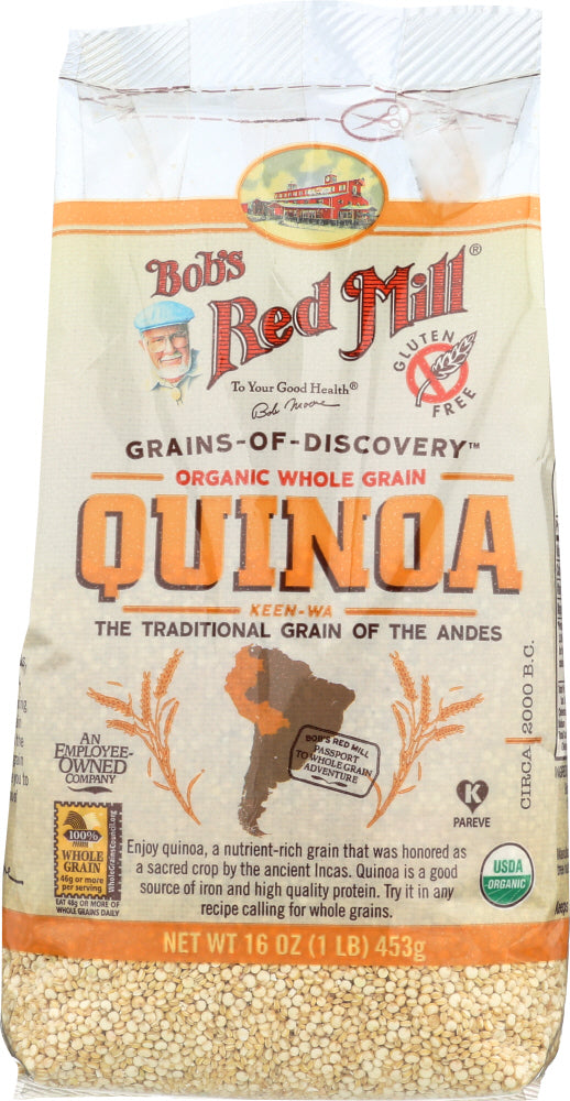 BOB'S RED MILL: Organic Whole Grain Quinoa, 16 oz