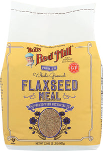 BOBS RED MILL: Whole Ground Flaxseed Meal, 32 oz