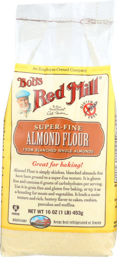 BOB'S RED MILL: Finely Ground Almond Meal Flour, 16 oz