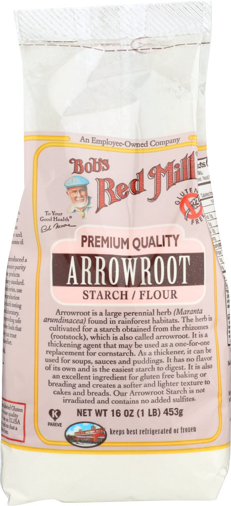 BOBS RED MILL: Arrowroot Starch/Flour, 16 Oz