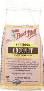 BOB'S RED MILL: Shredded Coconut Unsweetened, 12 oz