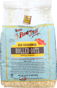 BOB'S RED MILL: Old Fashioned Rolled Oats Whole Grain, 32 Oz