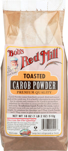 BOB'S RED MILL: Toasted Carob Powder, 18 oz