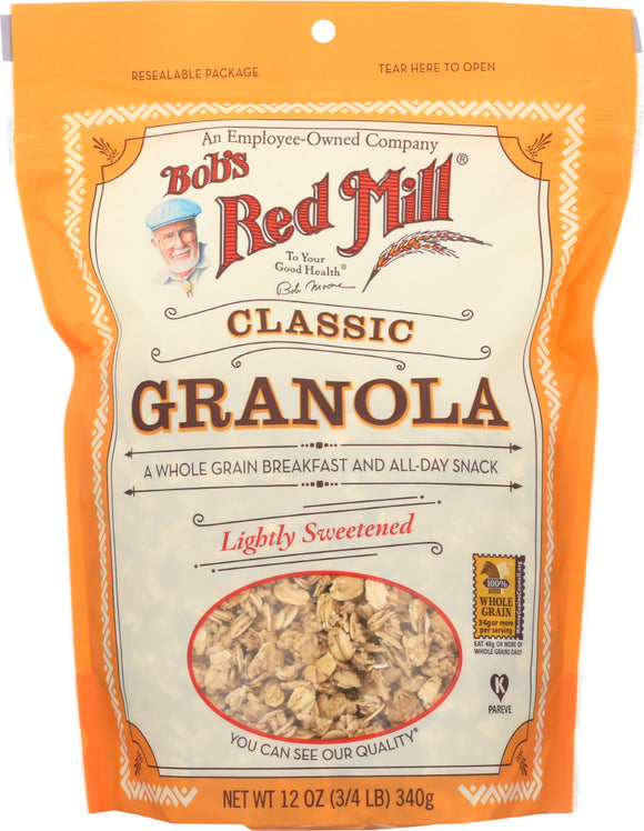 BOB'S RED MILL: Original Whole Grain Natural Granola, 12 oz