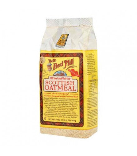 BOBS RED MILL: Oatmeal Scottish Organic Bulk, 25 lb