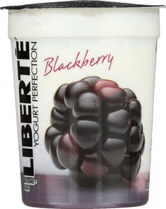 Liberte Mediterranean Blackberry Yogurt, 6 Oz