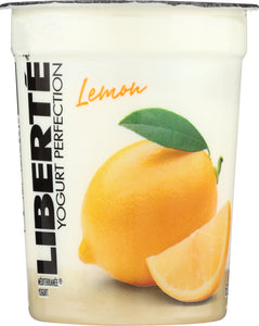 Liberte Yogurt Mediterranee Lemon, 6 Oz