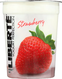 LIBERTE: Mediterranean Strawberry Yogurt, 6 Oz