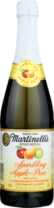 MARTINELLI: Gold Medal 100% Sparkling Apple-Pear Juice, 25.4 oz