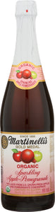 MARTINELLI: Juice Sparkling Apple Pomegranate Org 25.4 oz