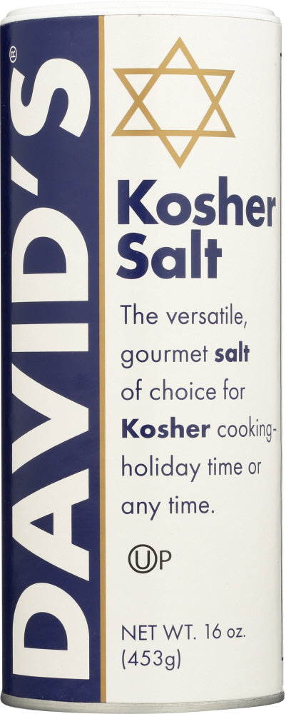 DAVID'S: Kosher Salt, 16 oz