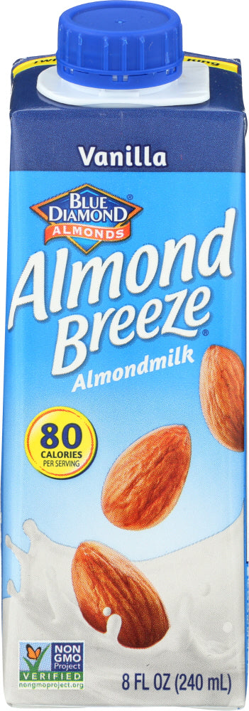 BLUE DIAMOND: Almond Breeze Vanilla Almondmilk, 8 oz