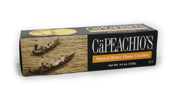 CAPEACHIOS: Natural Butter Cracker, 4.4 oz