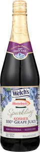 MANISCHEWITZ: Concord Sparkling Grape Welch Juice, 25.4 oz