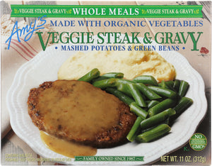 AMY'S: Whole Meals Veggie Steak & Gravy, 11 Oz