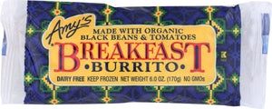 AMY'S: Breakfast Burrito, 6 Oz