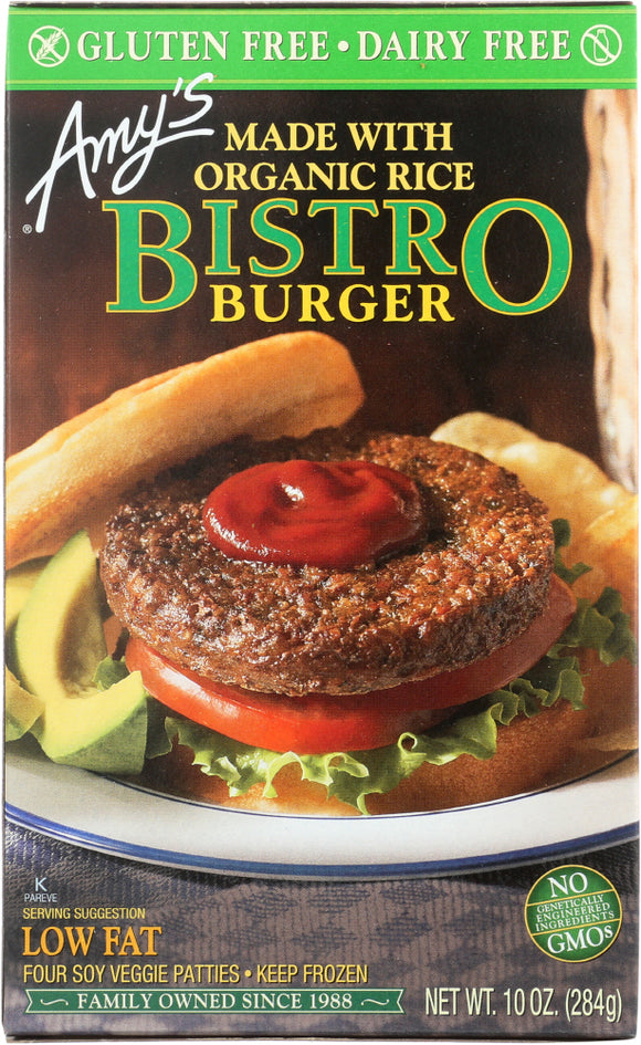 AMY'S: Bistro Veggie Burger, 10 oz