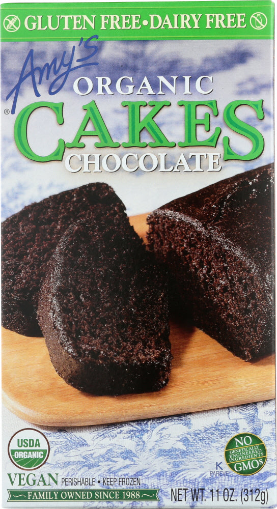 AMYS: Gluten Free Chocolate Cake, 11 oz