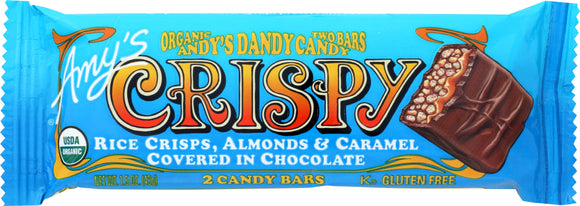 AMY'S: Organic Andys Dandy Candy Crispy Bar, 1.5 oz