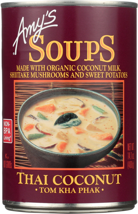 AMY'S: Soup Tom Kha Phak Thai Coconut, 14.1 oz