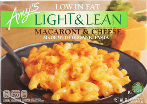 AMY'S: Light & Lean Macaroni and Cheese, 8 oz