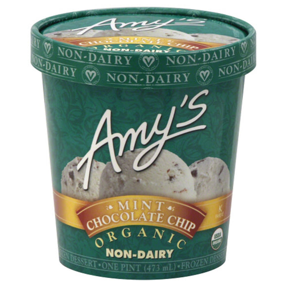 AMYS: Dessert Non-Dairy Mint Chocolate Chip, 16 oz