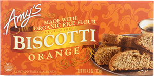 AMYS: Biscotti Orange, 4 oz