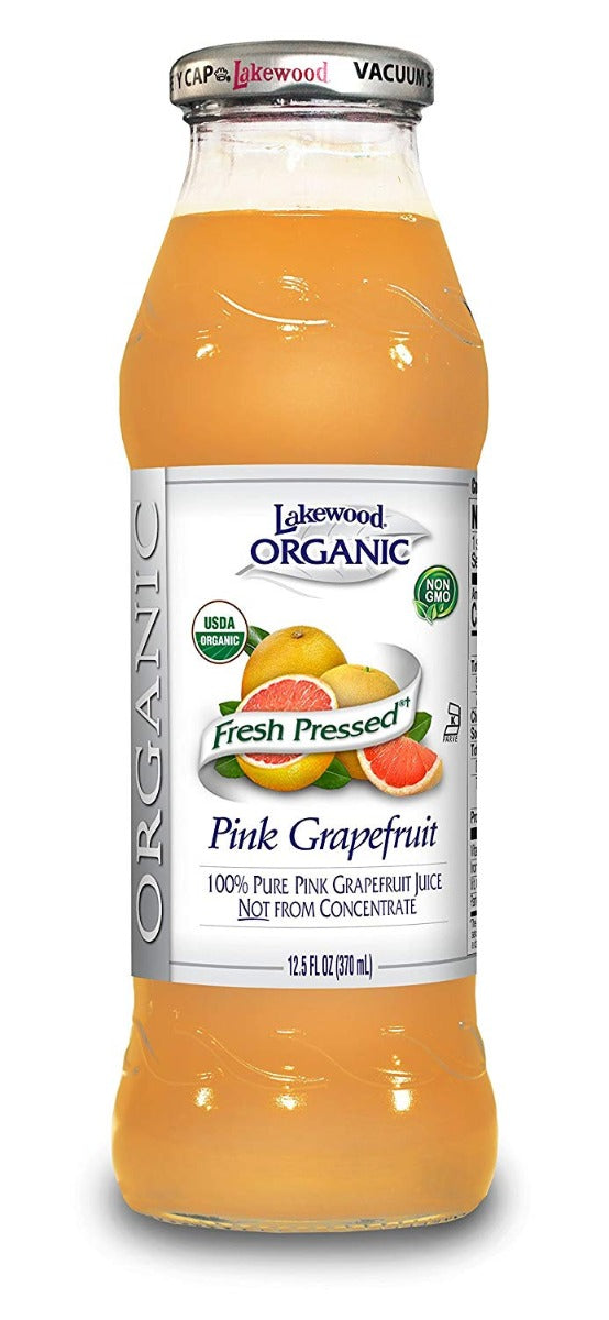 LAKEWOOD: Juice Pink Grapefruit Pure Organic, 12.5 fo