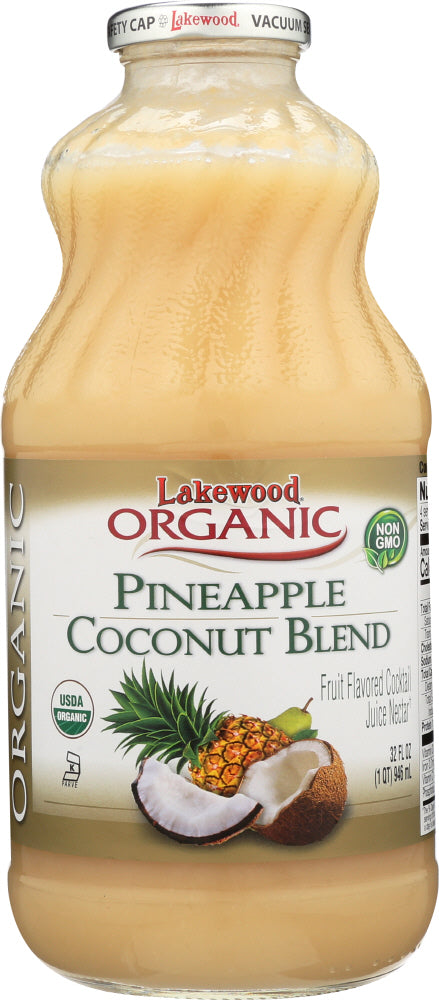 LAKEWOOD: Organic Pineapple Coconut Pina Colada, 32 oz