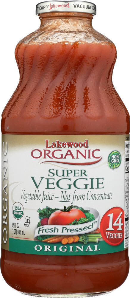 LAKEWOOD: Organic Super Veggie Juice Blend Original, 32 oz