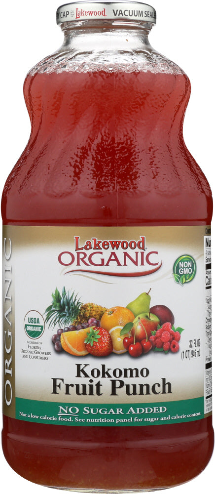 LAKEWOOD ORGANIC: Pure Fruit Punch Kokomo, 32 oz